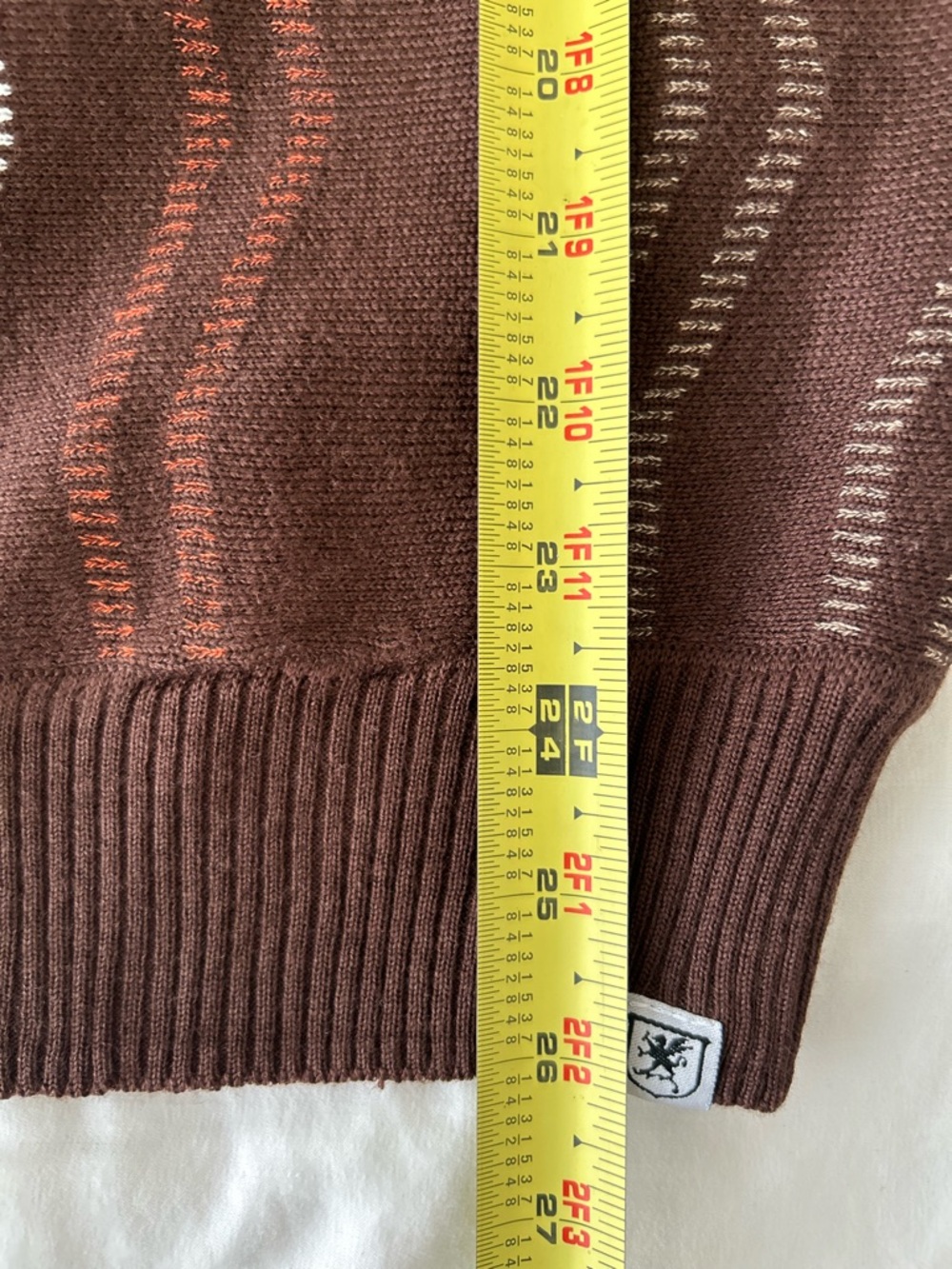 Stacy Adams Men’s Sweater Half Zip Medium Geometric Pullover - Picture 5 of 9